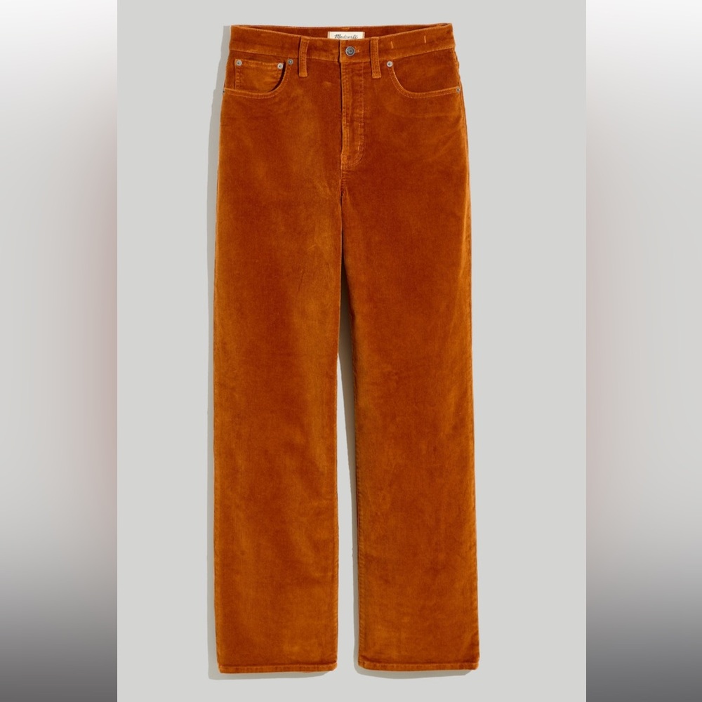 Madewell Perfect Vintage Wide-Leg Pant: Corduroy Edition